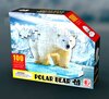 Shaped Puzzel - Dierenpuzzel - Vormpuzzel - Puzzel in de vorm van een ijsbeer - ijsbeerpuzzel - Dieren Puzzel - 100 stukjes - 48 x 42 cm - voor kinderen, volwassenen en ouderen