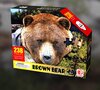 Shaped Puzzel - Dierenpuzzel - Vormpuzzel - Puzzel in de vorm van een Beer &ndash; Bruine Beer - Dieren Puzzel - 238 stukjes - 44 x 42 cm - voor kinderen, volwassenen en ouderen
