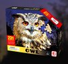 Shaped Puzzel - Dierenpuzzel - Vormpuzzel - Puzzel in de vorm van een Uilen kop &ndash; Uil - Dieren Puzzel - 231 stukjes &ndash; 46 x 44 cm - voor kinderen, volwassenen en ouderen