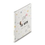 Hama Babydagboek Love You To The Moon And Back 22x29 cm 44 Ge&iuml;llustreerde Pagina's