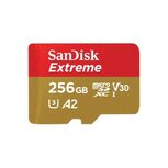 Sandisk MicroSDXC Extreme 256GB 190/130 Mb/s - A2 - V30