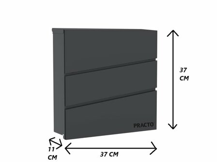 Afmetingen brievenbus