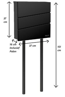Afmetingen met palen