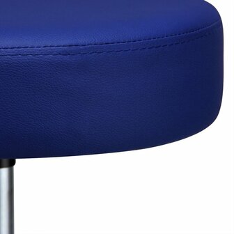 Casaria Verstelbare Draaikruk - 46/60cm Zithoogte - Blauw