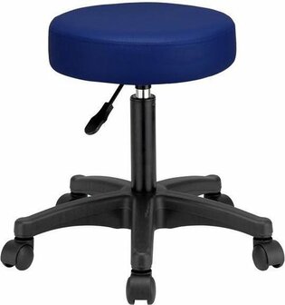 Casaria Verstelbare Draaikruk - 46/60cm Zithoogte - Blauw