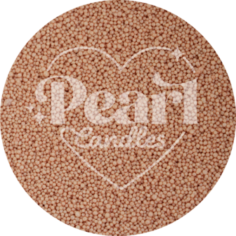 Pearl Candles - Kaarsenzand &ndash; Terra Cotta- Zelf theelichtje waxinelichtje maken - Lont inbegrepen - TerraCotta- &plusmn;125 / &plusmn;150 Branduren &ndash; 250 g