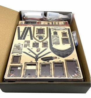 Houten 3D Puzzel Book Nook &ndash; Art Studio | Miniatuur Kunstatelier met Verlichting | Vanaf 14 Jaar