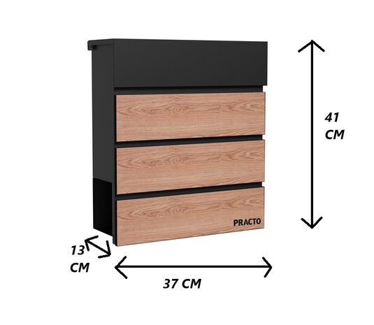 Afmetingen brievenbus