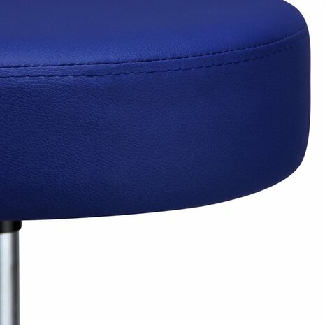 Casaria Verstelbare Draaikruk - 46/60cm Zithoogte - Blauw