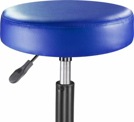 Casaria Verstelbare Draaikruk - 46/60cm Zithoogte - Blauw