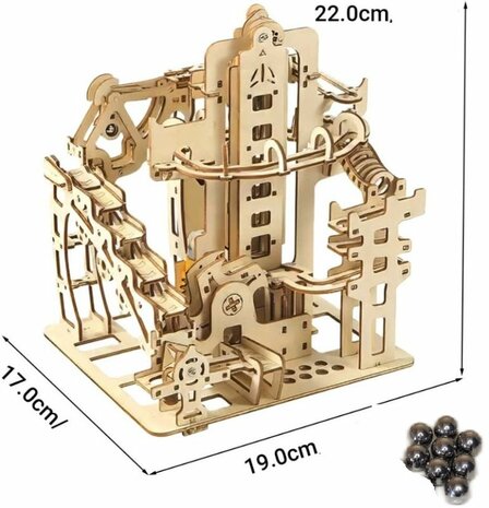3D Puzzel knikkerbaan
