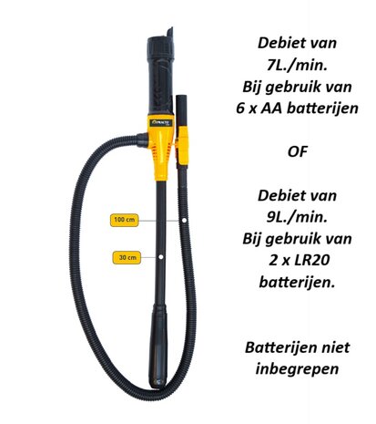 Practo Tools - Overhevelingspomp - op batterijen