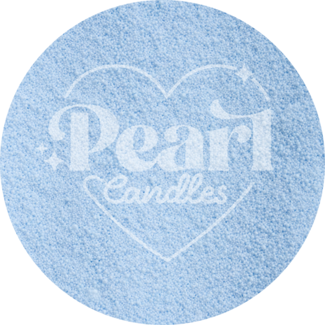 Pearl Candles - Kaarsenzand - Baby Blues - Zelf theelichtje waxinelichtje maken - Lont inbegrepen &ndash; Blauw - &plusmn;250 / &plusmn;300 Branduren &ndash; 500 g