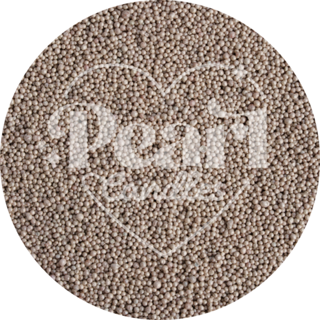 Pearl Candles - Kaarsenzand - Brownie - Zelf theelichtje waxinelichtje maken - Lont inbegrepen &ndash; Blauw - &plusmn;125 / &plusmn;150 Branduren &ndash; 250 g