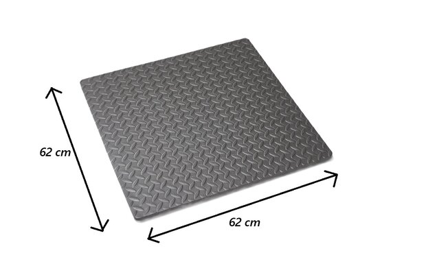 Mottez Schok dempende Mat voor Wasmachines &ndash; 62x62x1,2 cm