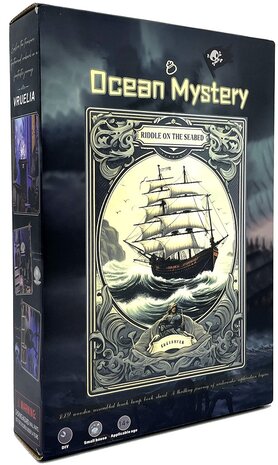 Houten 3D Puzzel - Book Nook - Ocean Mystery met Gezonken Schip 