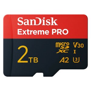 Sandisk Extreme PRO Micro SD Geheugenkaart 2TB