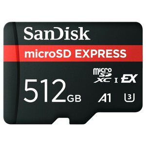 Sandisk MicroSD Express 512GB 880mb/s 650mb/s
