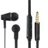 Hama Oordopjes Joy In-ear Microfoon Platte Kabel Zwart_